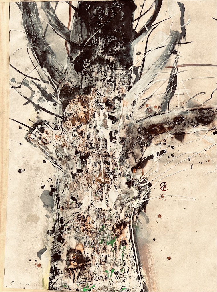 verbrannter baum | 78 x 106